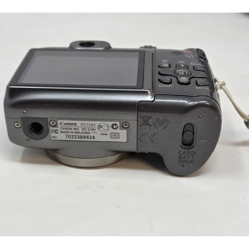 Canon PowerShot A590 IS 8.0MP CCD Digicam 4x Zoom Digital Camera Tested Working